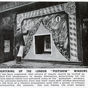 Brightening up the London Peepshow windows