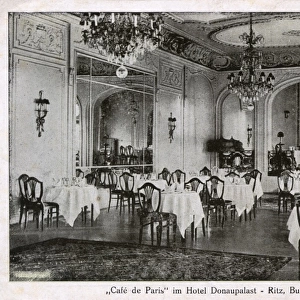 Cafe de Paris in the Hotel Donaupalast, Ritz - Budapest