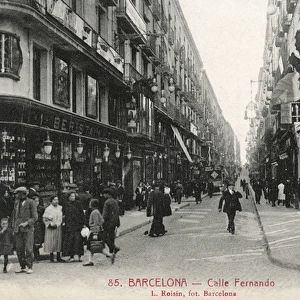 Calle Fernando, Barcelona, Spain