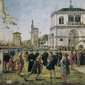 CARPACCIO, Vittore (1455-1525). The Ambassadors