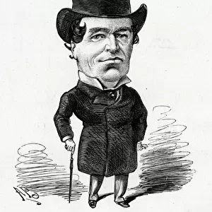 Cartoon, Mr William Creswick, English actor