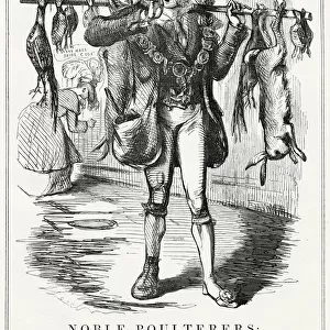 Cartoon, Noble Poulterers; or, Licensed to Sell Game
