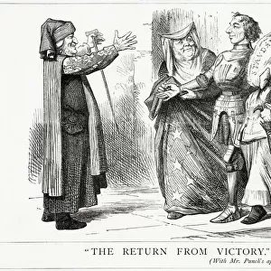 Cartoon, The Return From Victory (Disraeli and Reform)