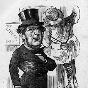 Cartoon, Sir William Vernon Harcourt, Home Secretary
