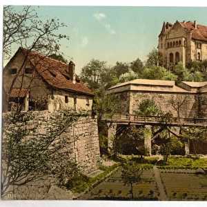 Castle, (west side), Nuremberg, Bavaria, Germany