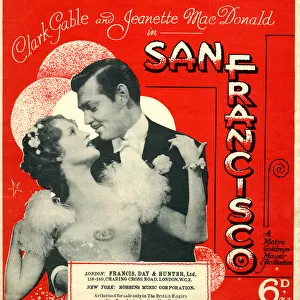 Clark Gable and Jeanette MacDonald in San Francisco