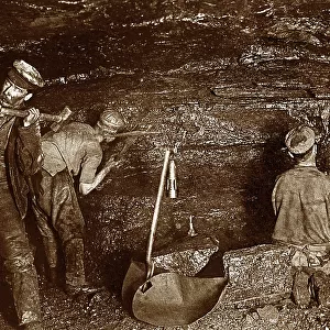 Coal Mining at the Coal Face Victorian period