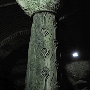 Column of Tears. Basilica Cistern. 6th century. Istanbul. Tu