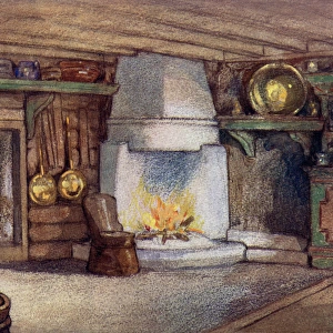 A cottage interior, Telemarken