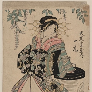 The courtesan Ichimoto of Daimonji-ya