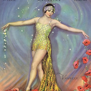 Cover of Dance Magazine February 1928