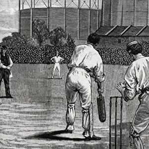 Cricket Match, England v Australia at The Oval 1882