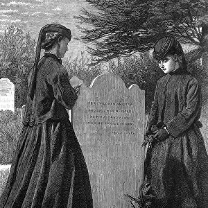 DAUGHTERS AT GRAVE
