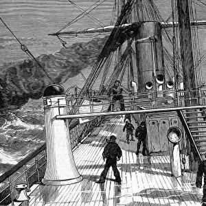 The Deck of the SS Gallia, 1879