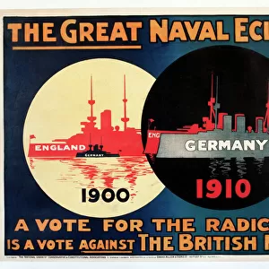 Election poster, The Great Naval Eclipse