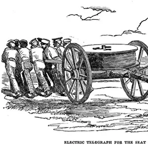 Electric telegraph used in Crimean War, 1854