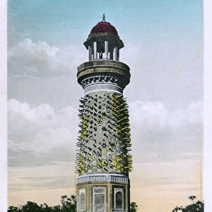 The Elephant Tower at Fatehpur Sikri, Uttar Pradesh, India