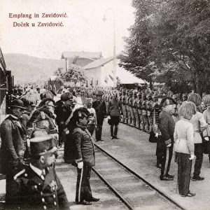 Emperor Franz Joseph I visits Zavidovici, Bosnia Herzegovina