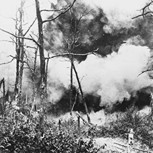 Mine explosion WWI