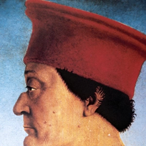 Federico III da Montefeltro (1422-1482). Portrait by Piero d