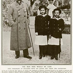 Ferdinand I of Bulgaria with family 1912
