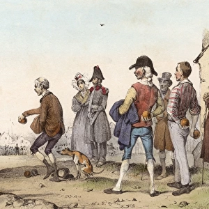 Game of Boules / 1850