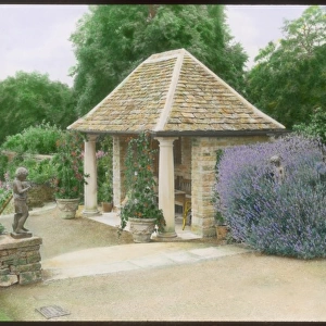 Garden seat at Abbotswood, Gloucestershire