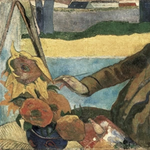 GAUGUIN, Paul (1848-1903). Van Gogh Painting