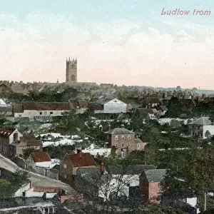 General view of Ludlow, Shropshire