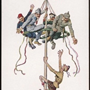 German Allies at the top of the pole