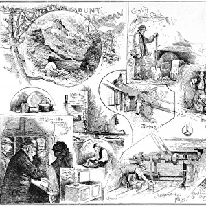 The Gold Mines of Mount Morgan, Wales, 1888