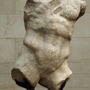 Greece. Athens. Parthenon West Pediment. Figure of Hermes. A