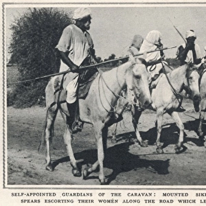 Guardians of the Sikh Refugee caravan