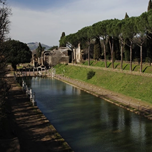 Hadrians Villa. The Canopus. 2nd century. Italy