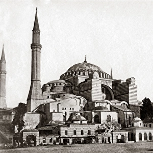 Hagia Spohia, Constantinople, (Istanbul) Turkey, circa 1880s