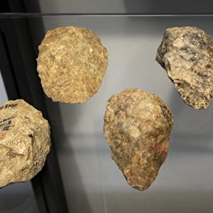 Hand axes. Acheulian Culture. 1500000-200000 BC