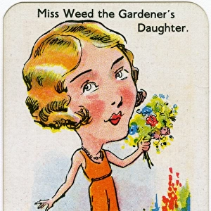 Happy Families Playing Cards - Miss Weed