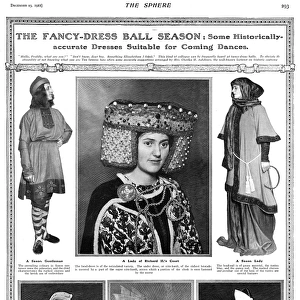 Historical fancy dress costume, 1911