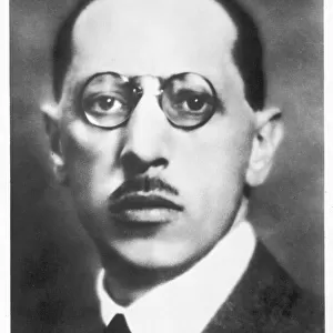 Igor Stravinsky / Postcard
