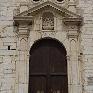 Inca, Mallorca, Spain - Maria La Mayor Church Entrance