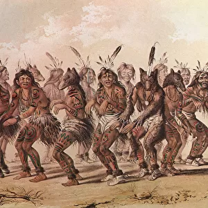 The Indian Bear Dance Date: 1860