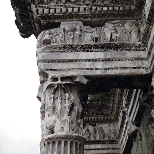 Italy. Rome. Forum of Nerva. Built in 85-97 A. C. Colonnacce