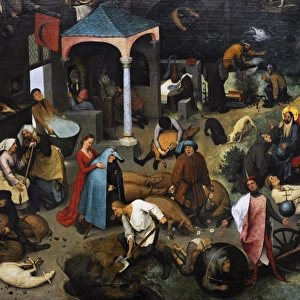 Jan Brueghel the Elder (1568-1625). Netherlandish Proverbs
