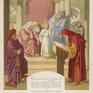 Jesus Preaches in Temple