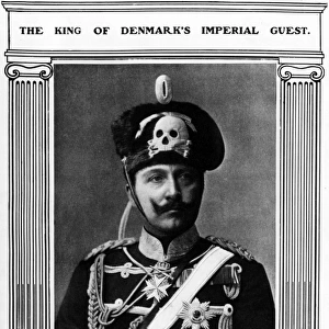 Kaiser Wilhelm II in Deaths Head Hussars uniform