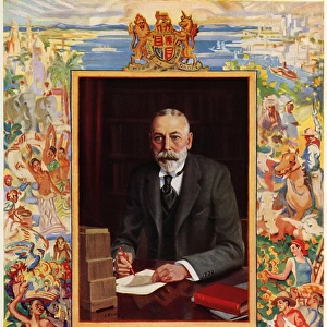 King George V broadcasting to the nation