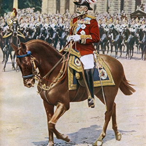 King George V on horseback as Field Marshal