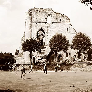 Knaresborough Castle in the 1930s