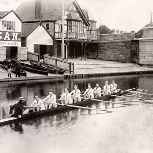 Lady Margaret Boat Club, Cambridge, rowing team, 1890s