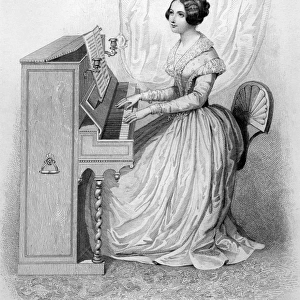 Lady at Piano 1847